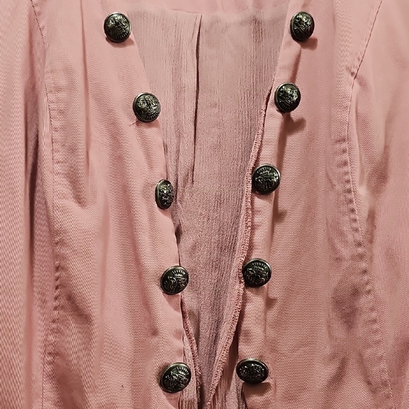 Torrid Pink Button-Front Blazer - Picture 5 of 6
